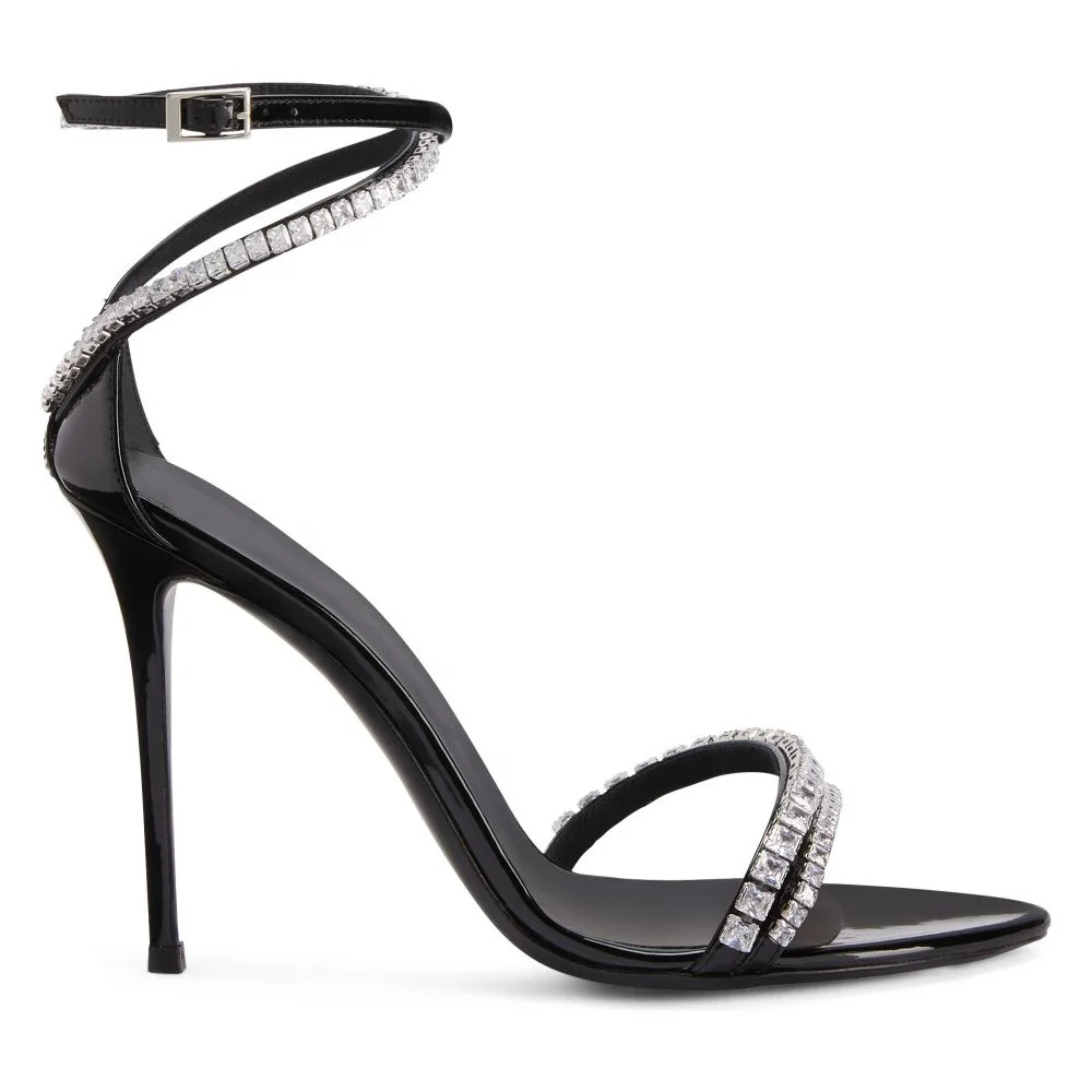 Catalina - Rhinestone Stiletto Heeled Sandal