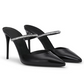 Pearla - Closed Toe Rhinestone Stiletto Heel